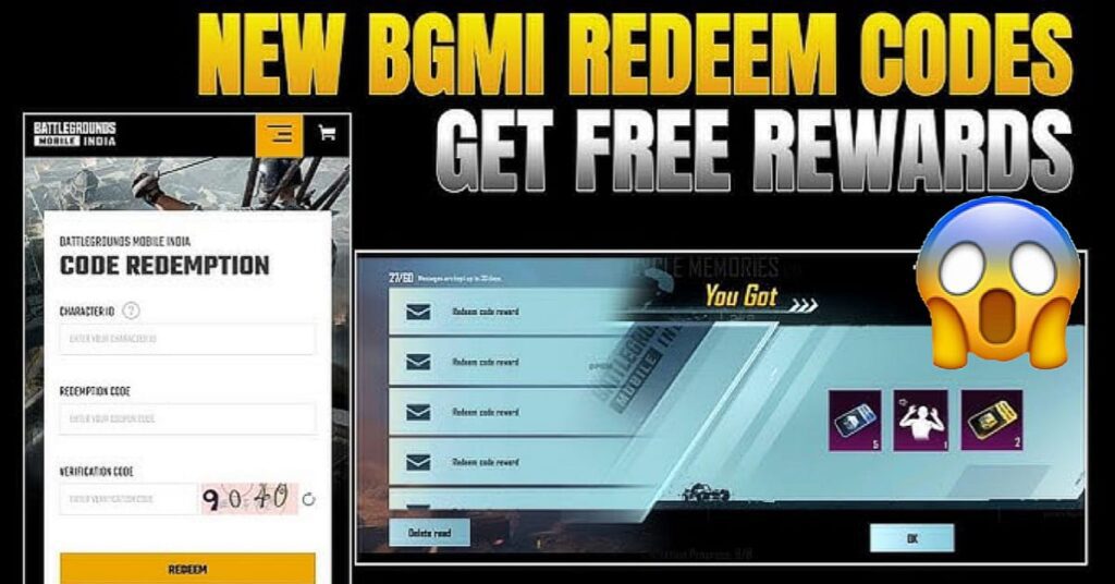 Free BGMI Redeem Codes